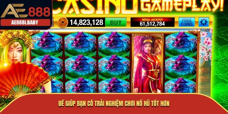 Hướng Dẫn Chơi Game Nổ Hũ Tây Du Ký Tại AE888 3 Để giúp bạn có trải nghiệm chơi Nổ Hũ tốt hơn